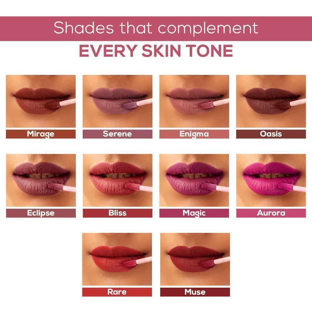 PACK of 10 - 1ml each RENEE Stay Forever Matte Liquid Lipsticks